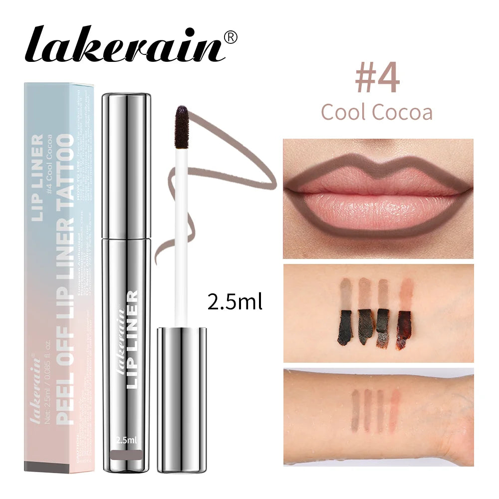 Kamora Peel-Off Lip Liner — Waterproof Long Lasting Matte Tint