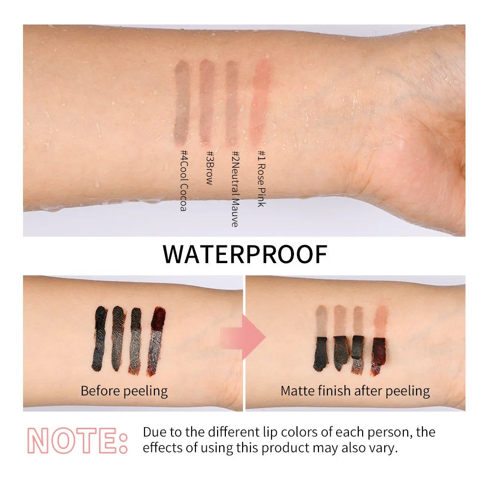 Kamora Peel-Off Lip Liner — Waterproof Long Lasting Matte Tint